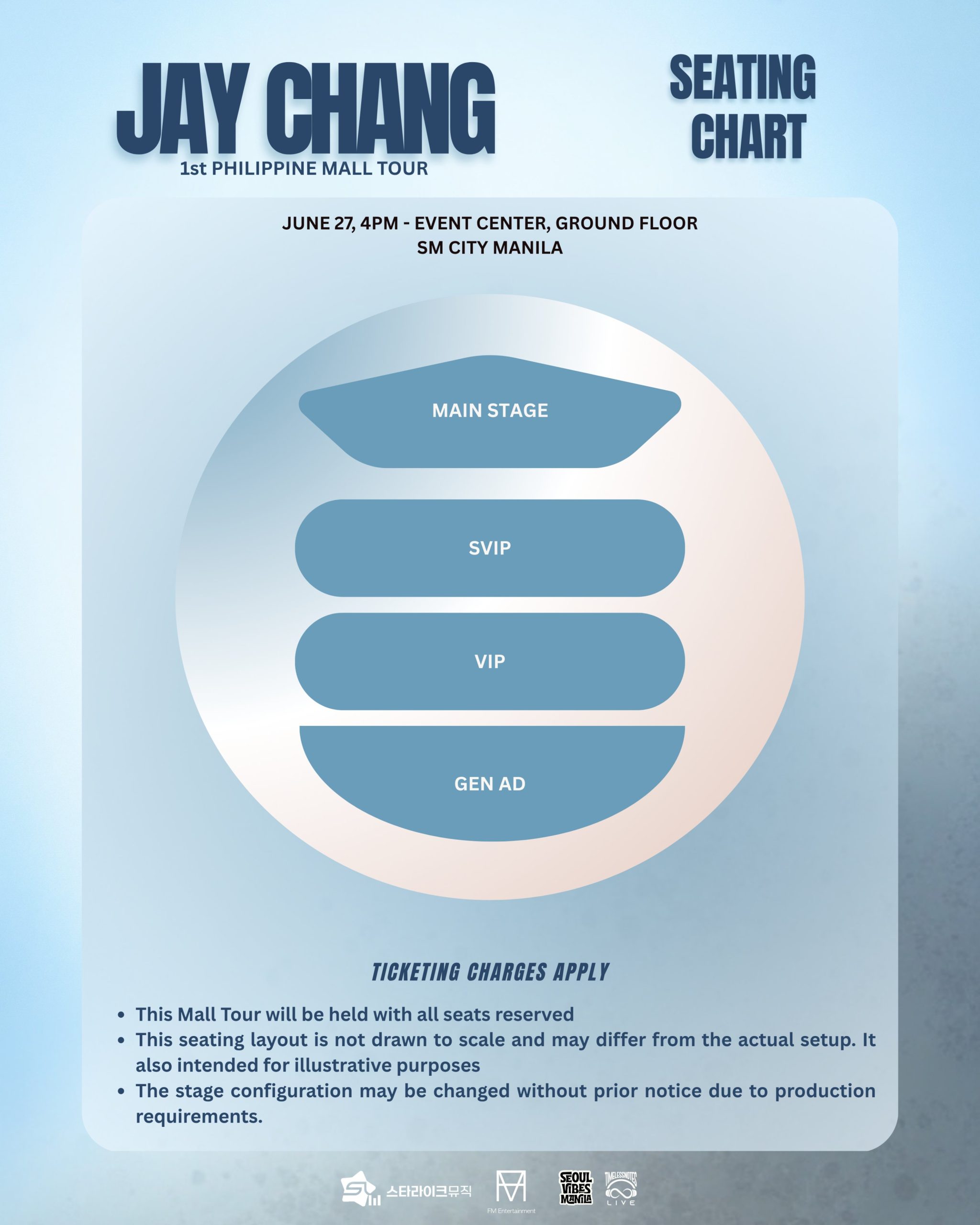 0627 JAY CHANG - SM MANILA SEAT PLAN 0627 JAY CHANG SM MANILA SEAT PLAN