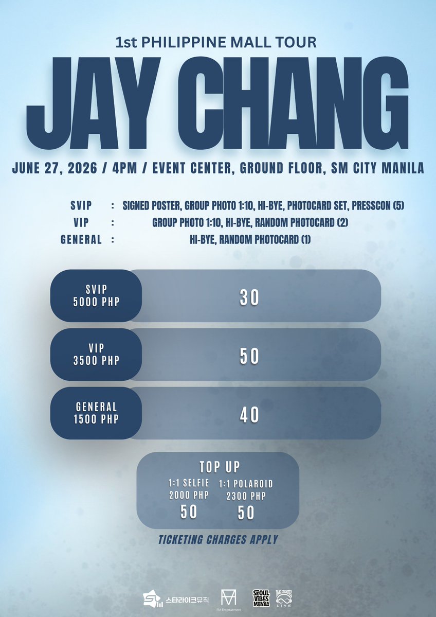 0627 JAY CHANG - SM MANILA TIERS 0627 JAY CHANG SM MANILA TIERS