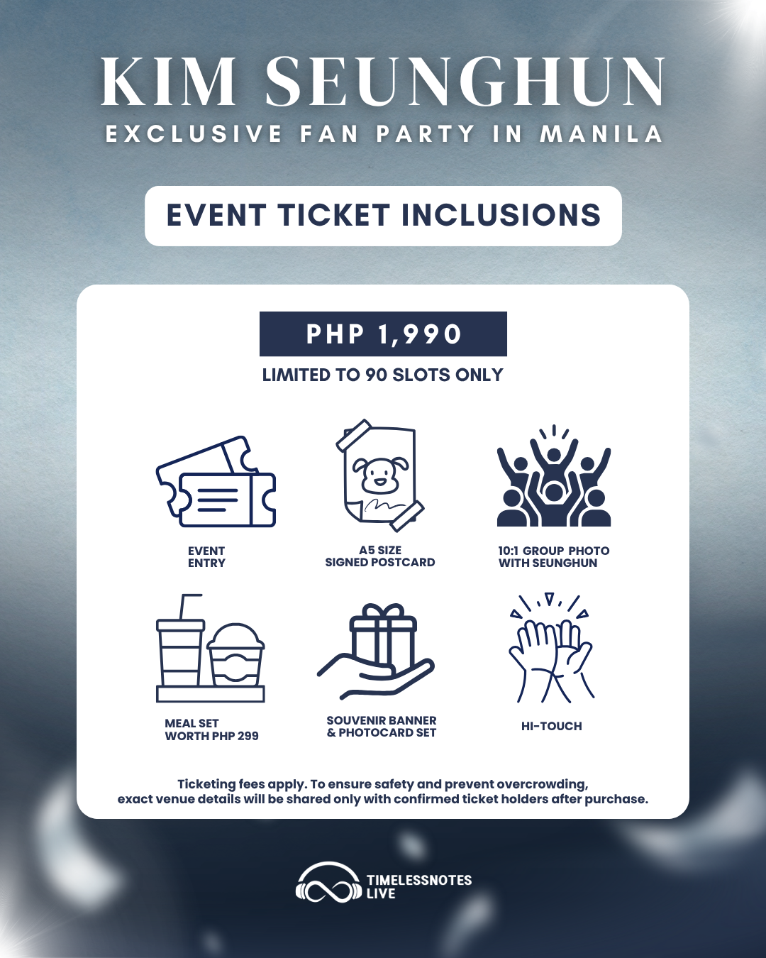 KIM SEUNGHUN FAN PARTY IN MANILA EVENT TICKET INCLUSIONS KIM SEUNGHUN FAN PARTY IN MANILA EVENT TICKET INCLUSIONS