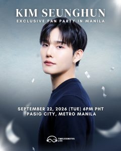 2026.09.22 KIM SEUNGHUN FAN PARTY IN MANILA